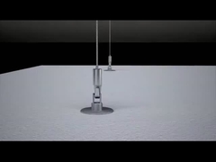 Αναστολή με σύνδεση άκαμπτο κρεμάστρο και σύνδεση απορροφητήρα άγκυρα