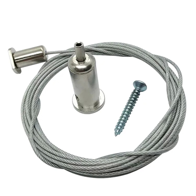 7x7 ή 7x19 Flexi-Grip,Fork Gripper με Clamp Nickel Plated Cable κατασκευή και φινίρισμα