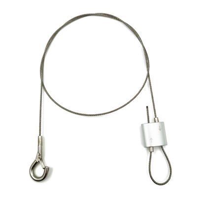 Κίτ αναστολής για κρεμασμένο ομιλητή Ασφάλεια σύρμα σχοινί με κυκλική λαβή για το ταβάνι ομιλητής τοποθετημένο στο ταβάνι για το κρεμάσιμο φωτεινή κλειδαριά κάμερα Diy ομιλητής στο αίθριο μπαρ εκθεσιακό κατάστημα