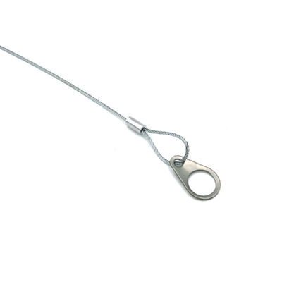 Ασφάλεια ομιλητή Ατσάλινο καλώδιο Ασφάλεια σύρμα για το ταβάνι Ομιλητής τοποθετημένος στο ταβάνι ή στον τοίχο Προσθέστε ασφάλεια για το κρεμάσιμο Φως κλειδαριά κάμερα DIY ομιλητής στην αίθουσα Έκθεση μπαρ αυτοκινήτου