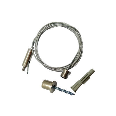 Κιτ Φωτισμού Ανάρτησης με Καλώδιο από Ανοξείδωτο Χάλυβα για Ψευδοροφή