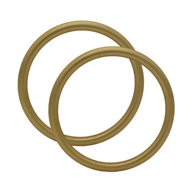 Ματ Χρυσό Ανοδιωμένο Φινίρισμα Αλουμινίου Δακτύλιοι για Ιμάντες Ρύθμισης