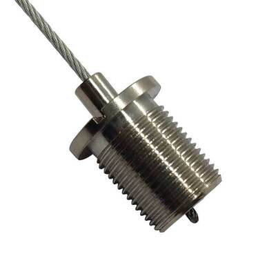 Κιτ εξαρτημάτων για διαχείριση καλωδίων λαμπτήρων, κλιπ συγκράτησης συρματόσχοινου, κλειδαριά M10