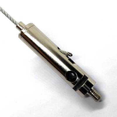 Ανοξείδωτο ατσάλι σφιγκτήρας καλωδίου εξωτερικό σπείρωμα για οργανωτή ψευδοροφής, περιλαμβάνονται σφιγκτήρες σύσφιξης συρματόσχοινου