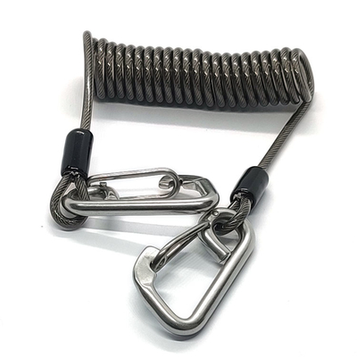 Κορδόνι ασφάλειας εργαλείων με Carabiner για την προστασία πτώσης