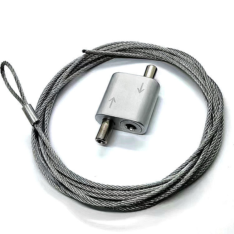 Stainless Steel Cable Looping Gripper with 5000 N Break Load and 30*30MM Size for Easy Install Hanging Systems