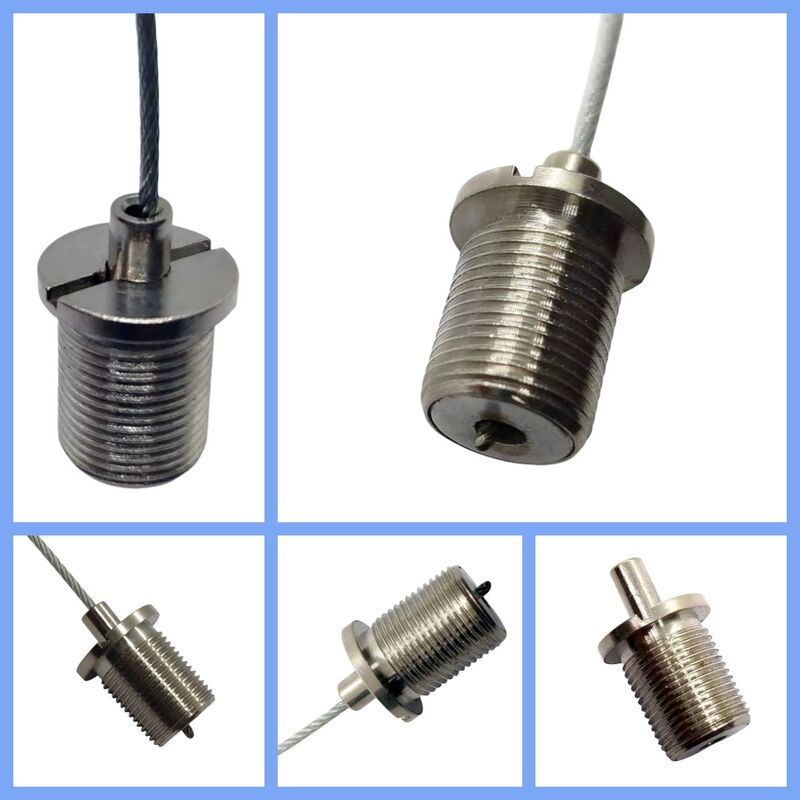 Κιτ ανάρτησης σφιγκτήρα καλωδίου από ορείχαλκο M10 για εξαρτήματα LED