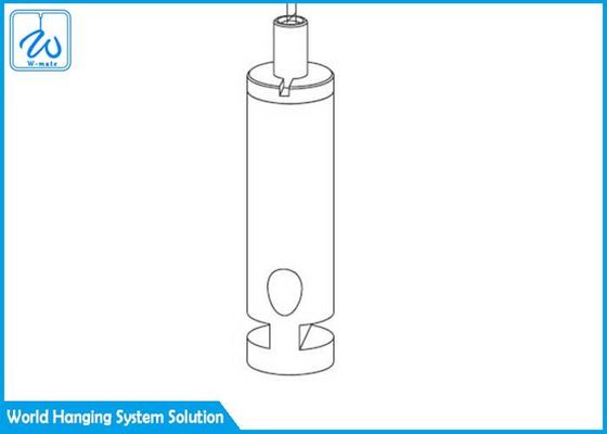 Μόνος ορείχαλκος κλειδώματος 7x19 3x3mm πένσες καλωδίων καλωδίων αυλακώσεων